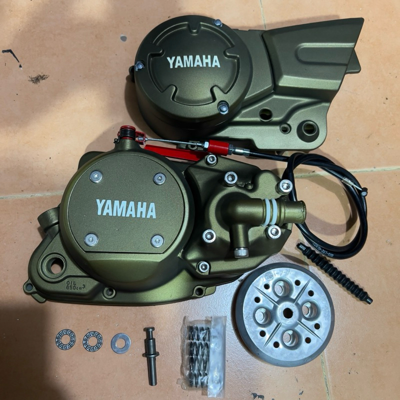 GASPOL RACING KOPLING KANAN BAK RXKING KAWINAN BAK NINJA ORISINIL COPOTAN MOTOR WARNA MAGNESIUM KOMP