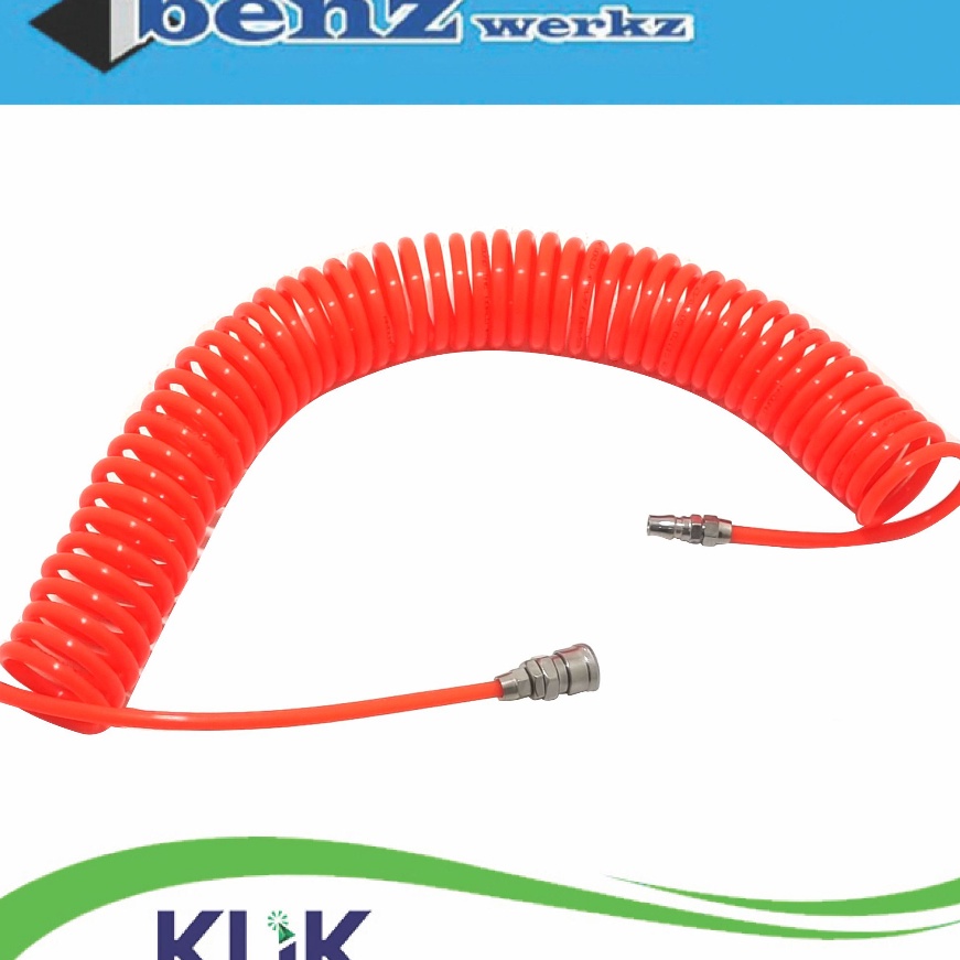 FG2 Benz Selang Recoil Hose 12 meter  Selang Spiral Angin Kompresor