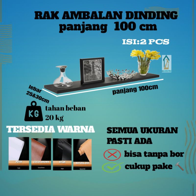rak ambalan dinding minimalis hiasan papan hambalan kayu laci melayang dinding minimalis serbaguna 1