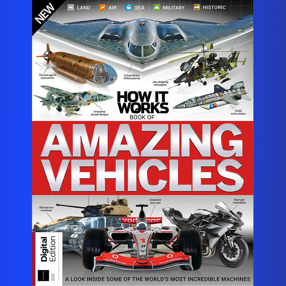 

How It Works - Book Of Amazing Vehicles, 12th Edition Majalah Import English