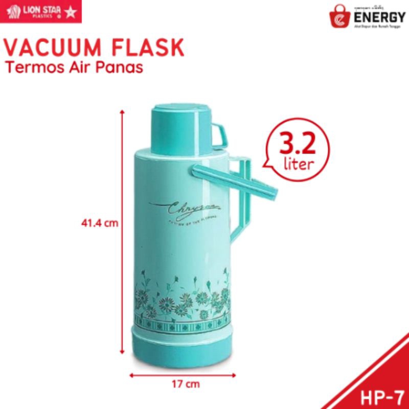 LION STAR-Termos air panas lion star 3,2 Liter/Termos air Vacum Flask HP 80 Handle lion star