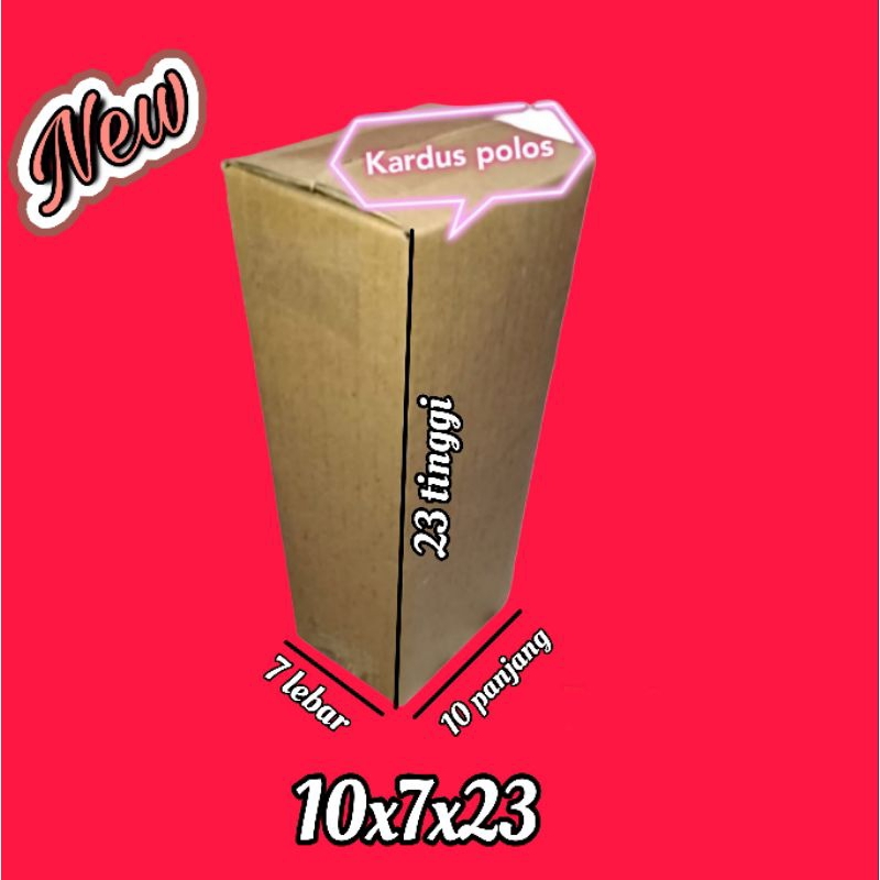 

kardus packing UK 10x7x23 kardus kecil kardus besar