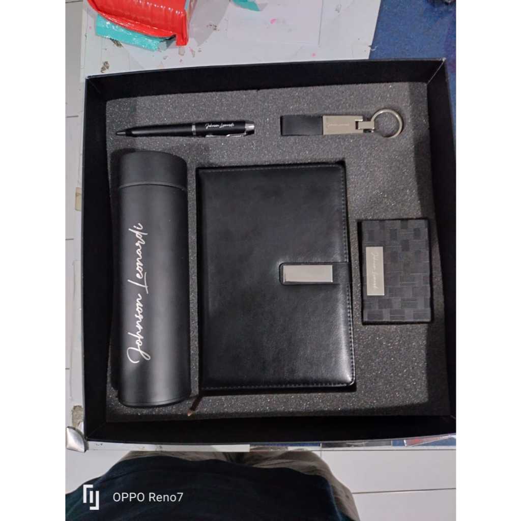 Corporate Gift set Souvenir / Souvenir Gift Set Barang Promosi Paket Notebook, Pen & Tumbler Custom