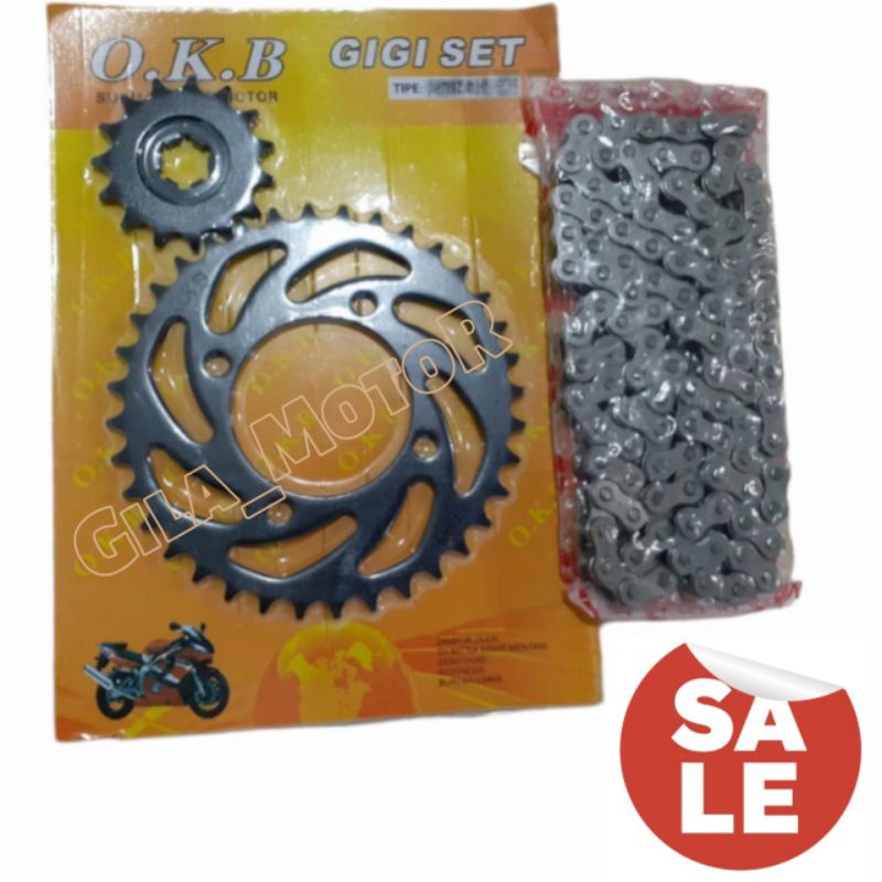 Gir Depan Belakang+Rante Jupiter Z