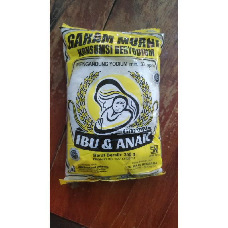 

GARAM HALUS IBU & ANAK 250GRAM