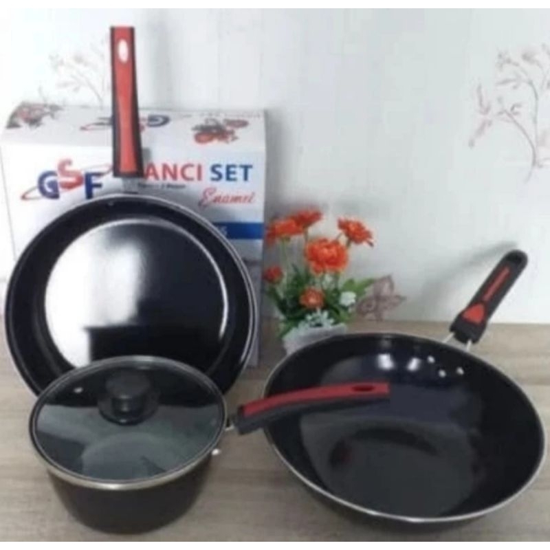 Panci Set Wajan Set Penggorengan Set GSF