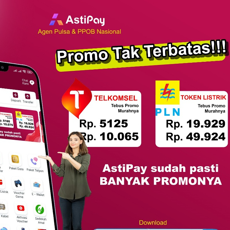 AstiPay: Distributor Pulsa & PPOB Nasional | Solusi Pembayaran dan Bisnis Digital Terbaik