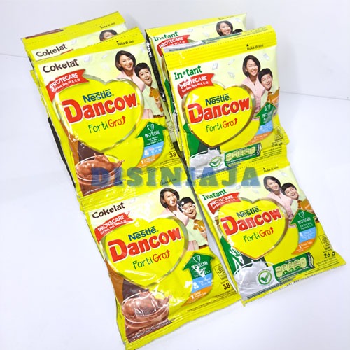 

Susu Dancow Bubuk Sachet 38gr / 26gr (10 pcs)