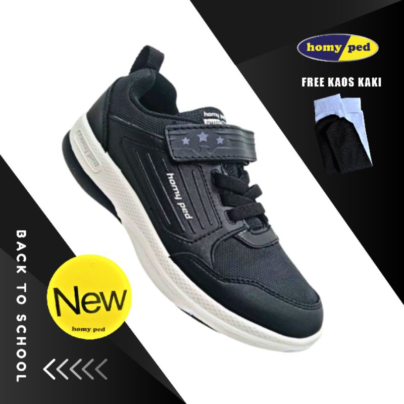 homyped maxxpro 01 sepatu sekolah anak laki laki sd original branded sepatu anak homyped NEW ARRIVAL