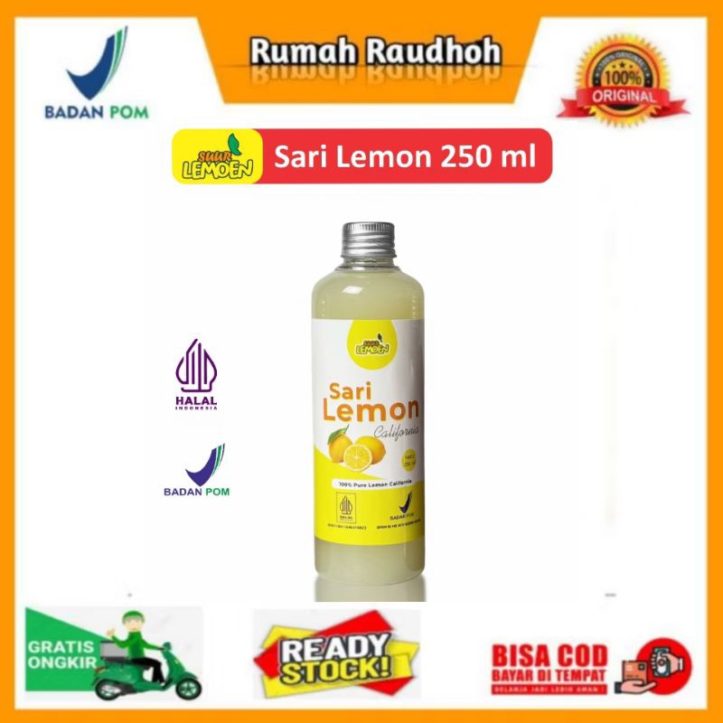 

SUUR LEMOEN SARI LEMON ASLI 250 ML - DETOKFIKASI TUBUH, DIET, DAYA TAHAN TUBUH
