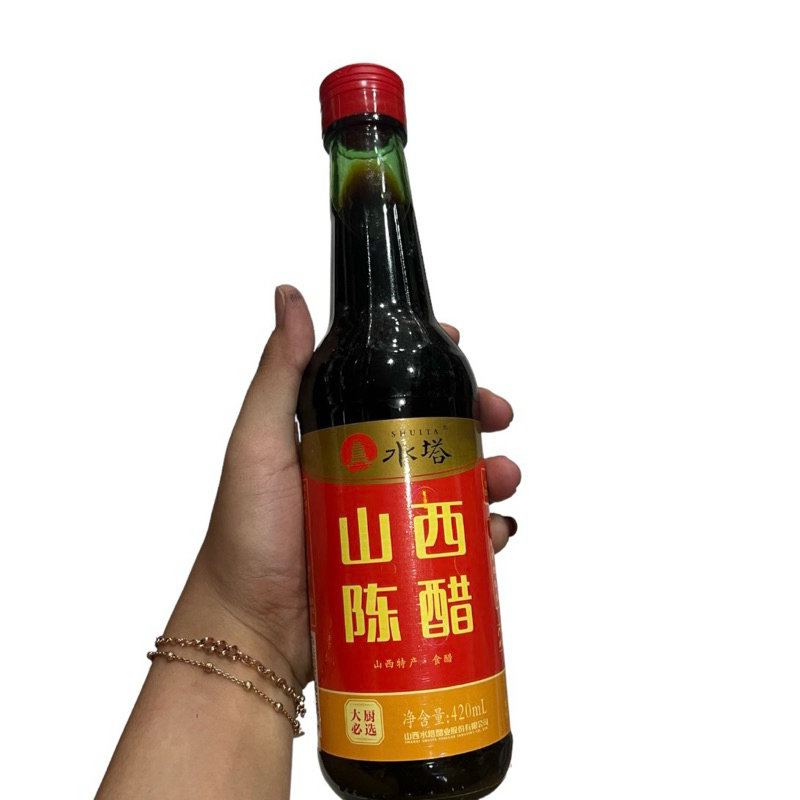 

Cuka hitam shan xi chen cu 山西陈醋 / 水塔 420ml / vinegar