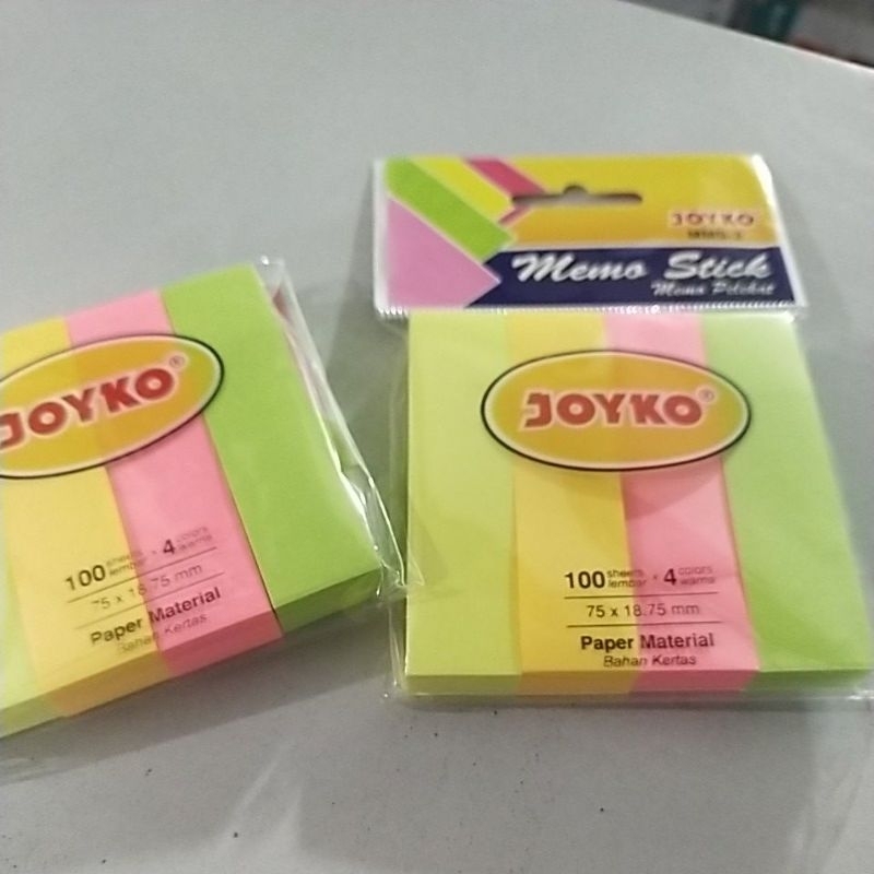 

sticky note joyko mms-2 / memo stick joyko mms-2 / memo pelekat mms 2 / memo tempe / kertas memol