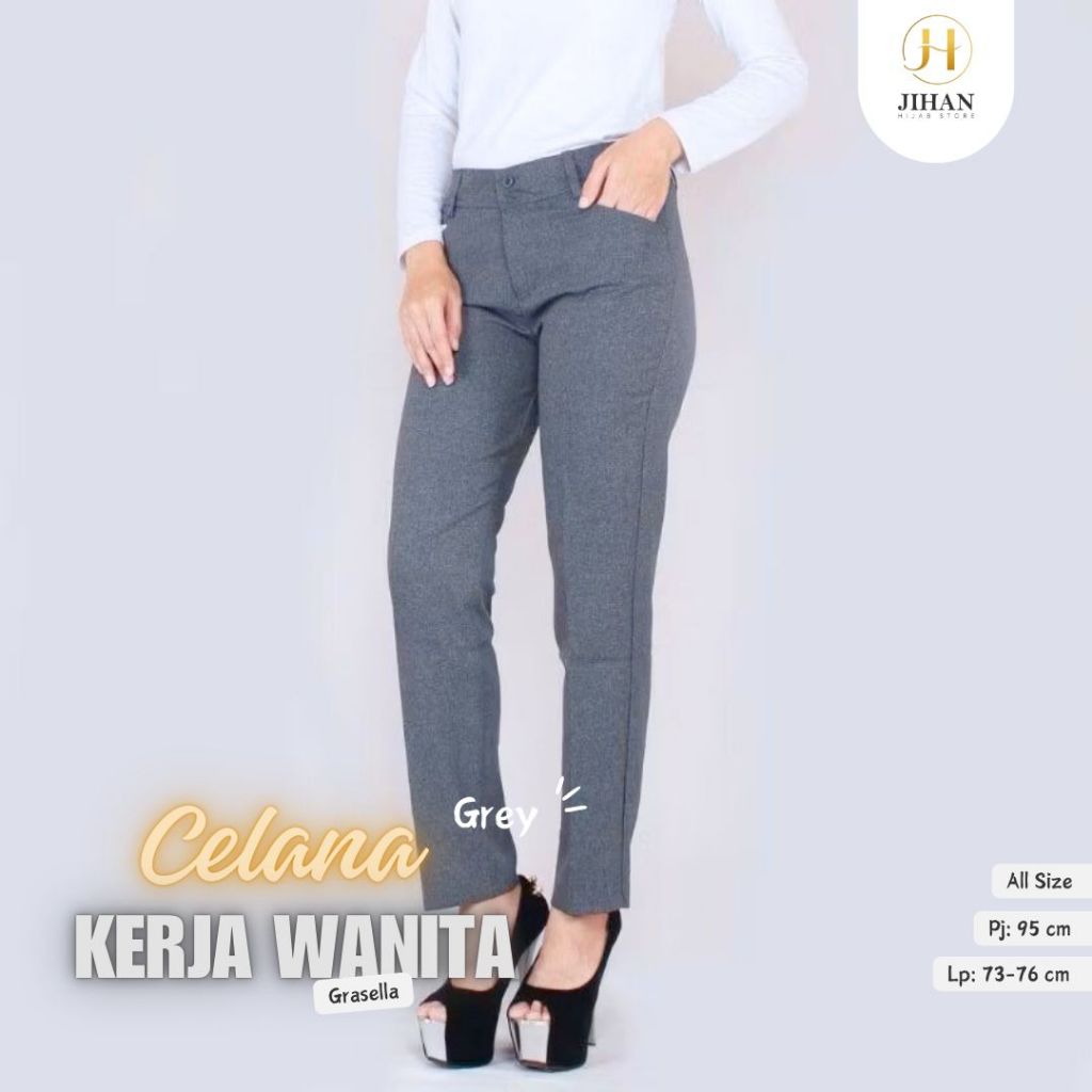 Celana Wanita Kerja Grasella | Celana Grasella Kerja Wanita | Celana Kerja Wanita Grasella