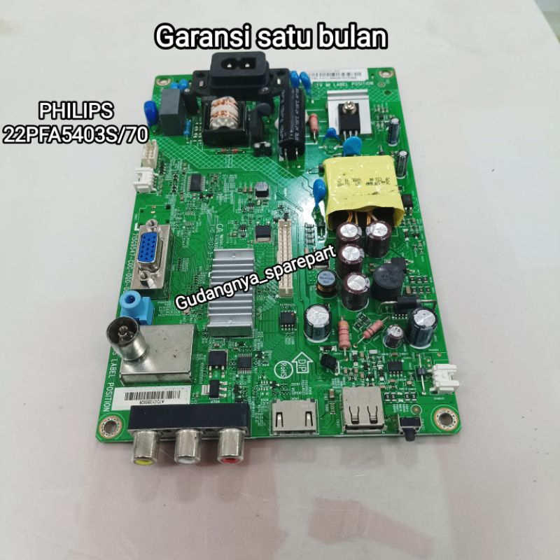 Mb mainboard PHILIPS 22PFA5403S/70 mobo modul mesin tv motherboard