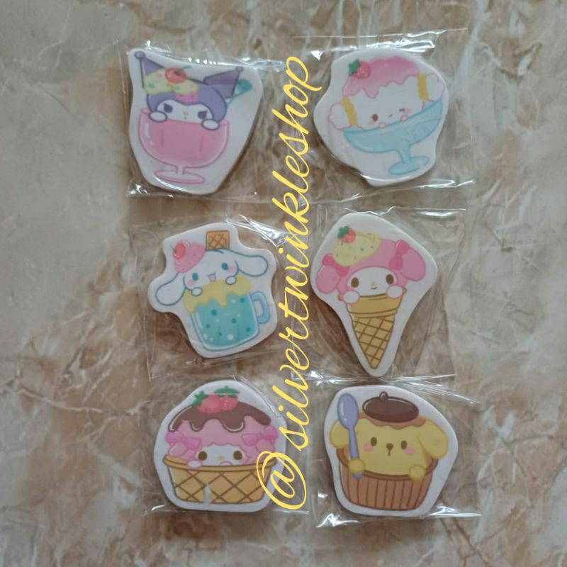 

Penghapus pensil karet karakter sanrio kuromi my melody cinnamoroll pompompurin dessert makanan penutup eraser setip stip alat tulis sekolah stationery stationary atk pencil hapusan fancy lucu unik imut penggaris ruler bolpen pulpen bolpoin note buku book