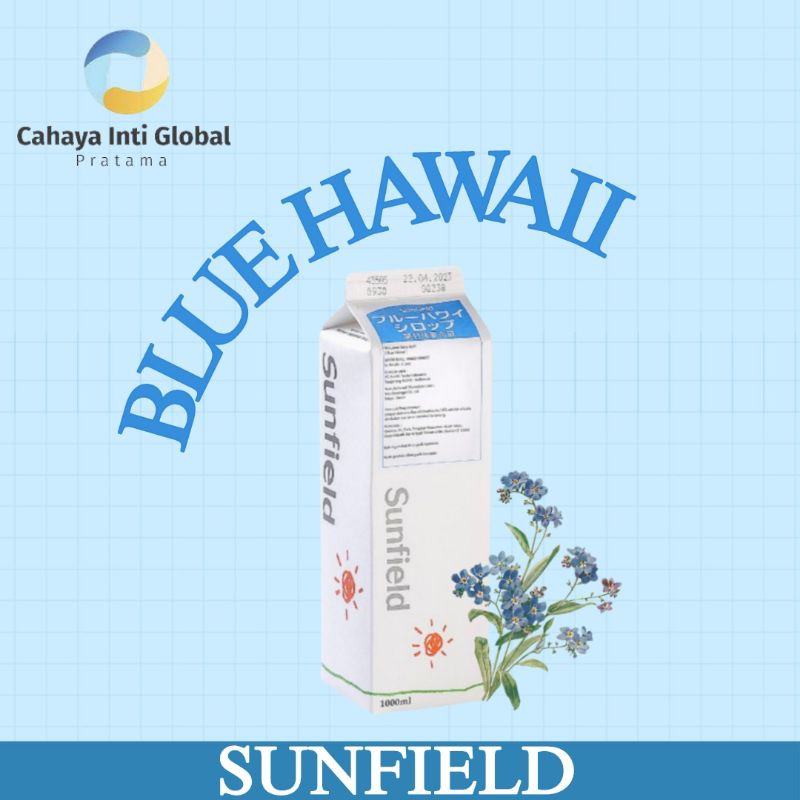 

Sunfield Blue Hawaii Fruit Concentrate Sirup