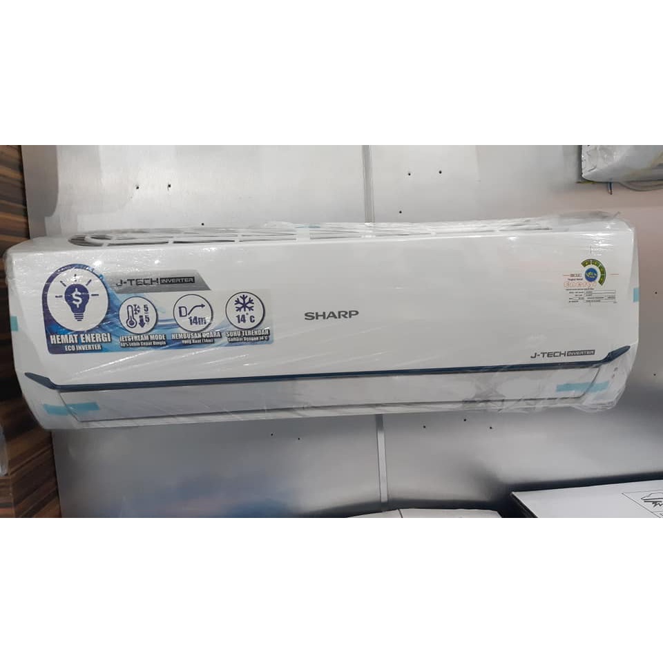 AC SHARP 1/2 PK (0.5 PK) AH-X6VEY / 6VEY J-TECH INVERTER JETSTREAM G9 BATAM