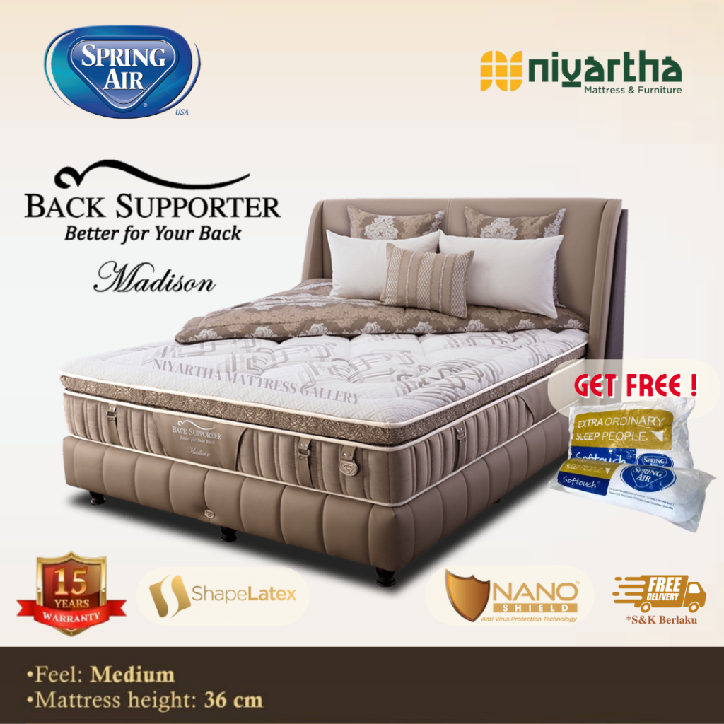 Springbed Spring Air Madison FULLSET