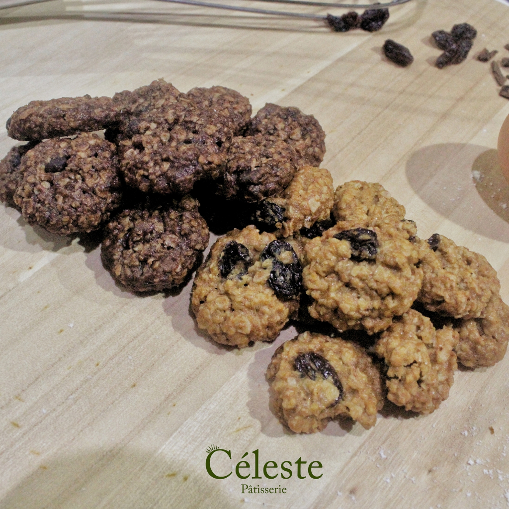 

Oatmeal Cookies - raisin / chocolate. kue kering oats kismis