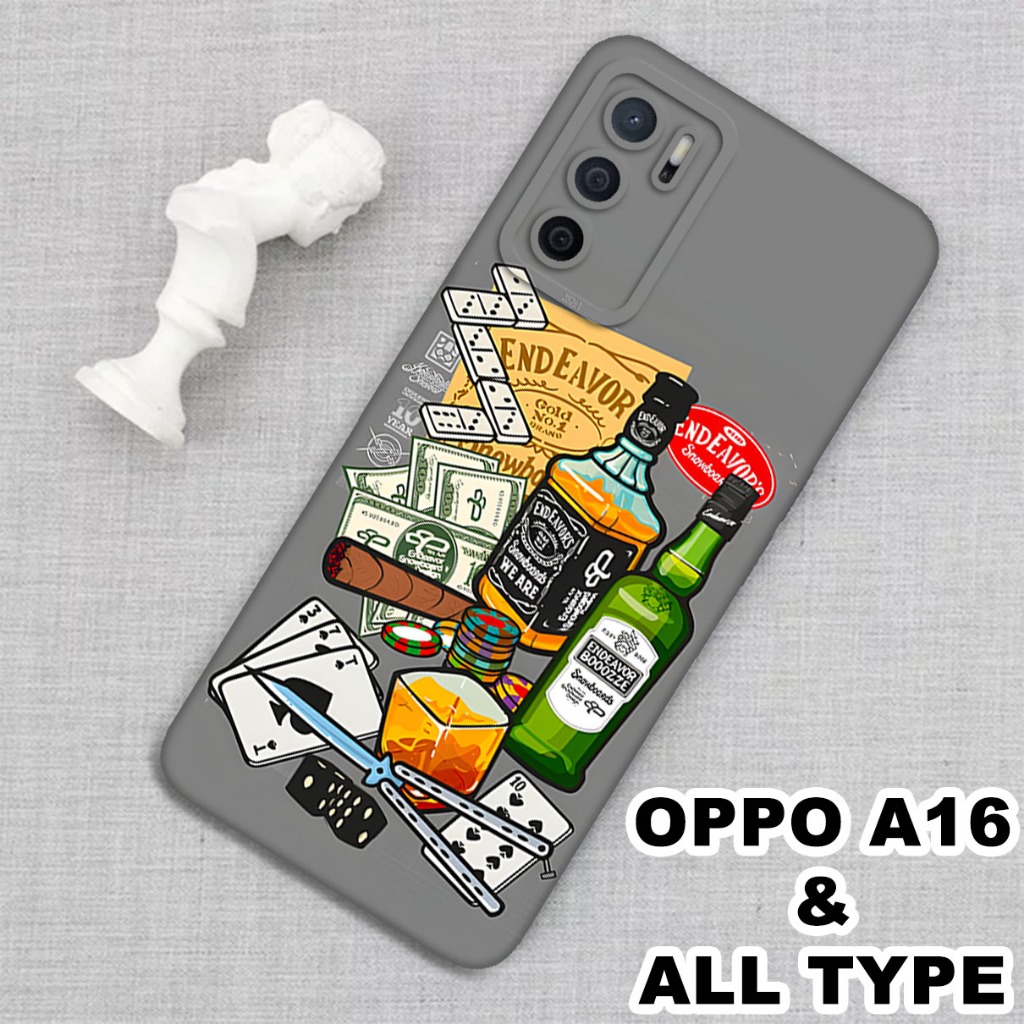 (GC31) Softcase karet Hp OPPO A16 | Case Cowo | Case OPPO A16 Silikon Tpu Pro Camera | Kesing OPPO A