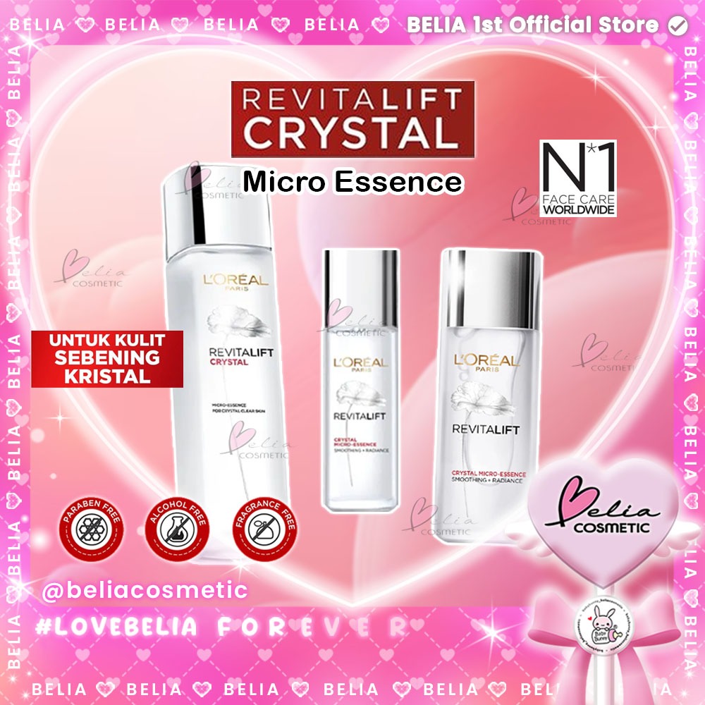 ❤ BELIA ❤ L'OREAL PARIS Revitalift Crystal Series | Moisturizing Cream Day SPF35 | Cleansing Gel Oil