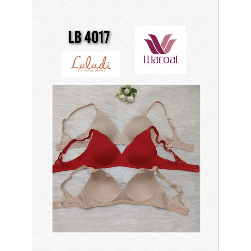 Luludi bra by wacoal tanpa kawat busa tipis