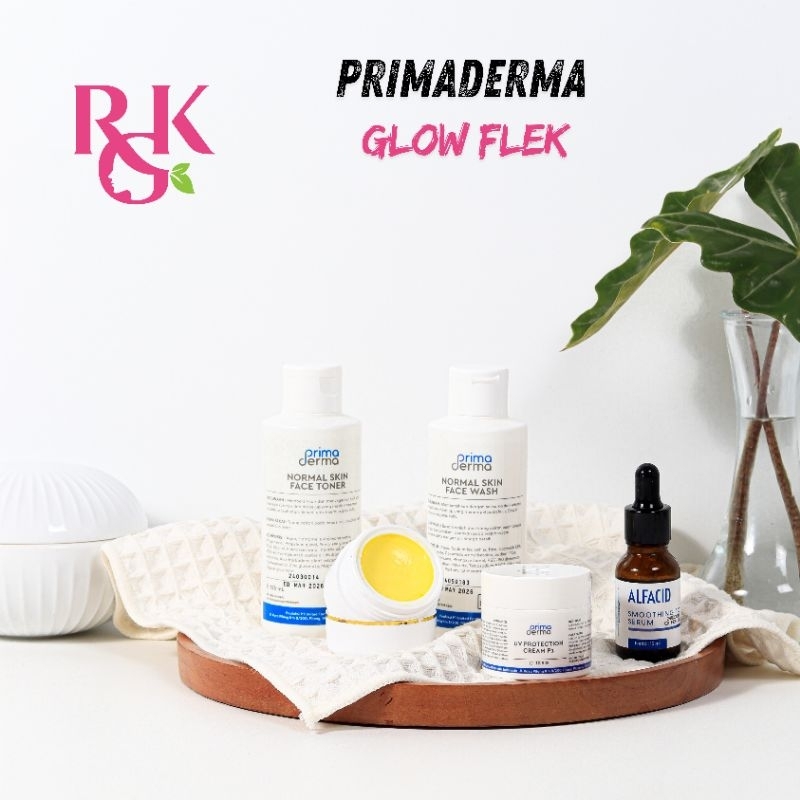 Primaderma Paket Glow Flek + Serum Alfacid Smoothing 10