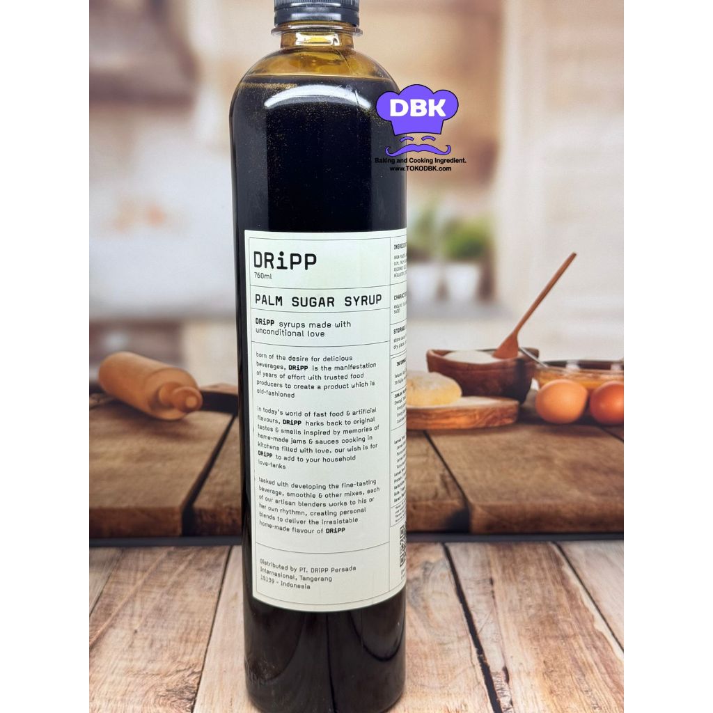 

Dripp Palm Sugar Syrup 600ml (sirup gula aren)