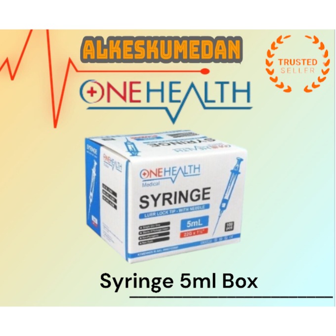 SYRINGE 5 ML ONEHEALTH 1 BOX