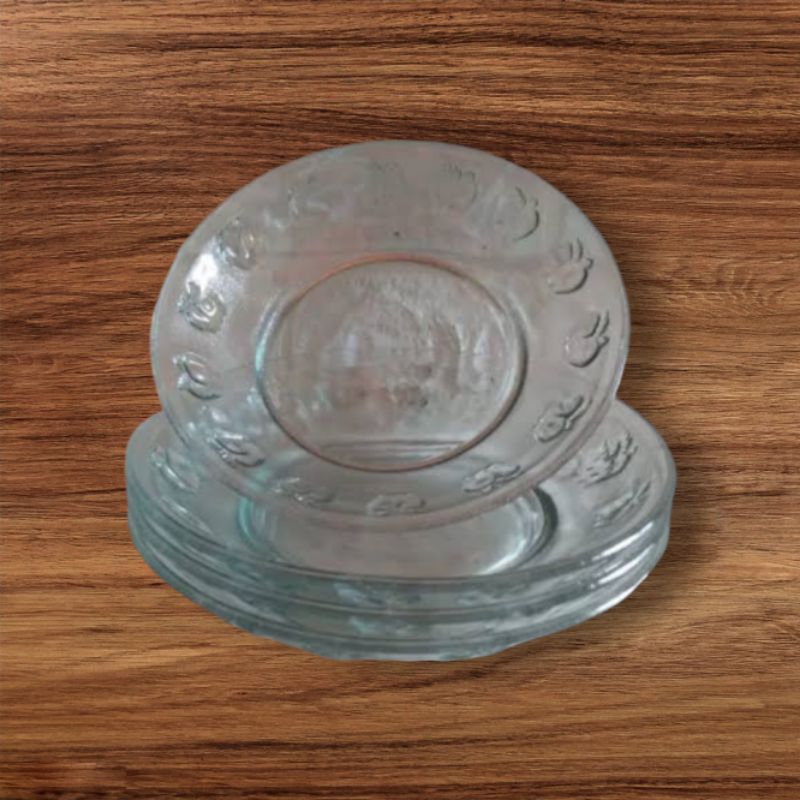 Lepek/tatakan cangkir kopi motif apel