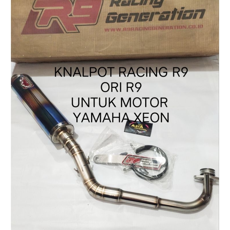 Knalpot xeon knalpot racing xeon R9 ori