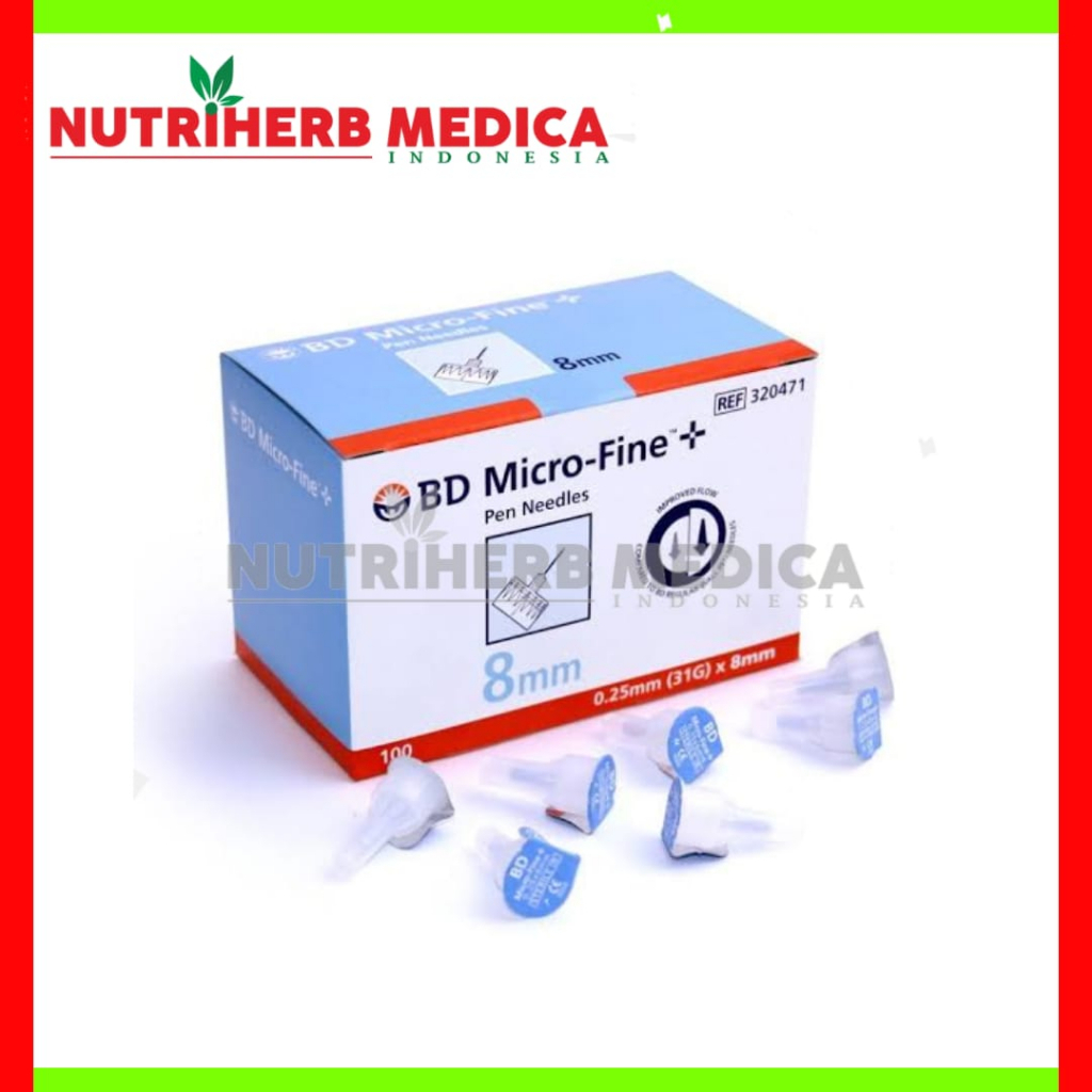 Jarum Insulin Biru BD Micro Fine Blue Insulin Needle