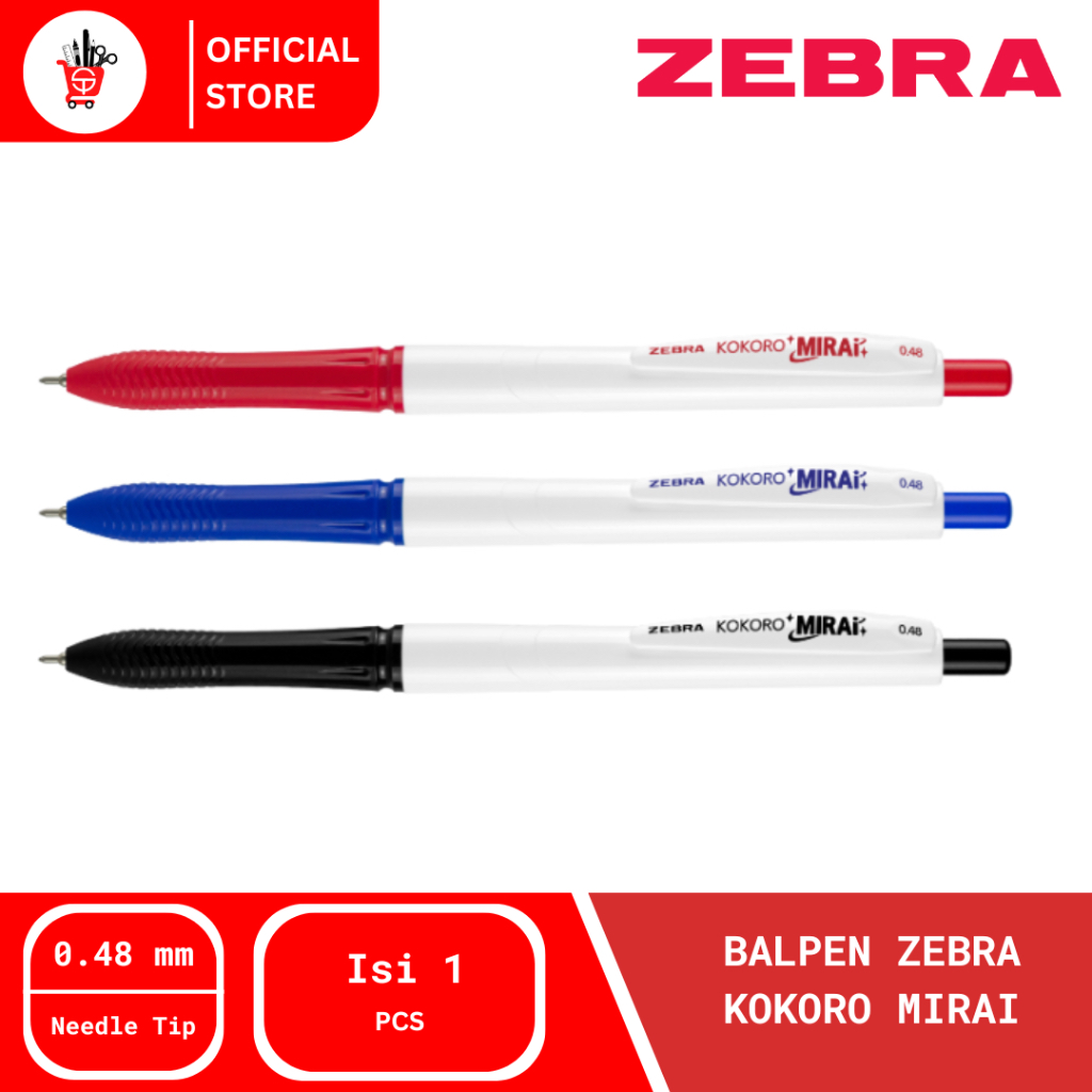 

Balpen | Pulpen | Gelpen Zebra Kokoro Mirai 0.48mm (1 PCS)