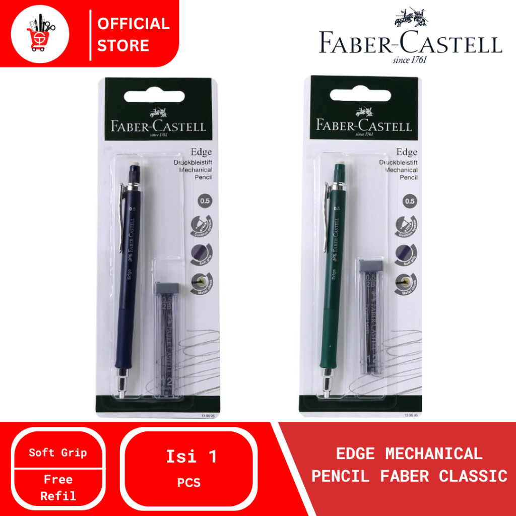 

Mechanical Pencil | Pensil | Pensil Mekanik Edge Faber-Castell Classic (1 PCS)