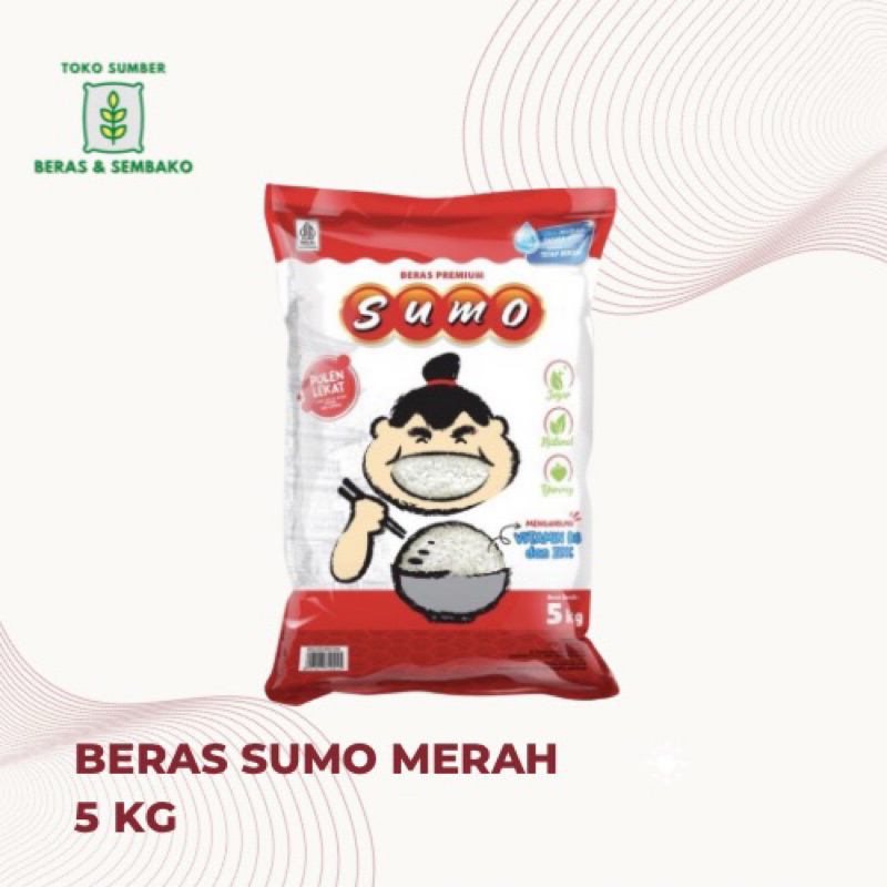 

Beras SUMO merah kemasan 5 KG