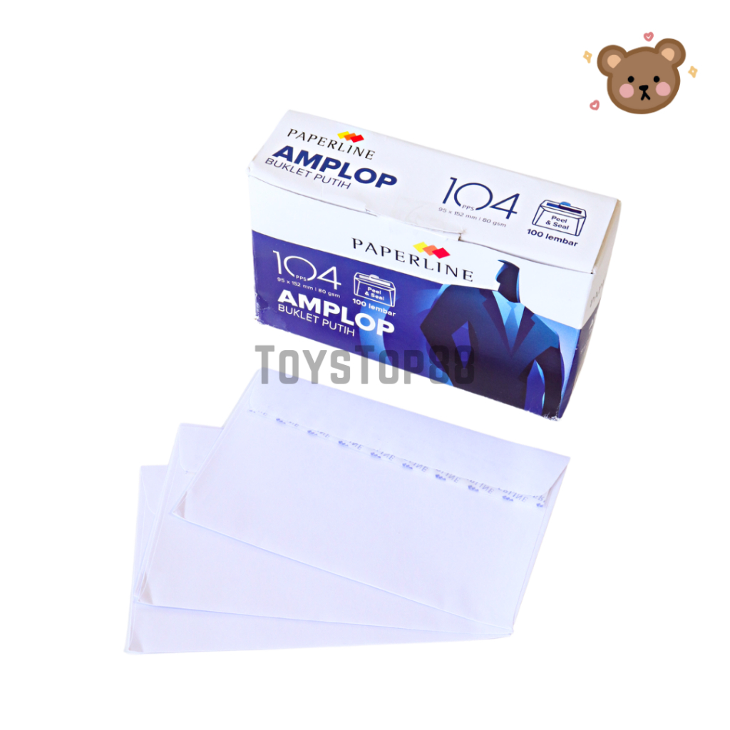 

Amplop Putih 104 PPS Paperline Ukuran 95 x 152 mm