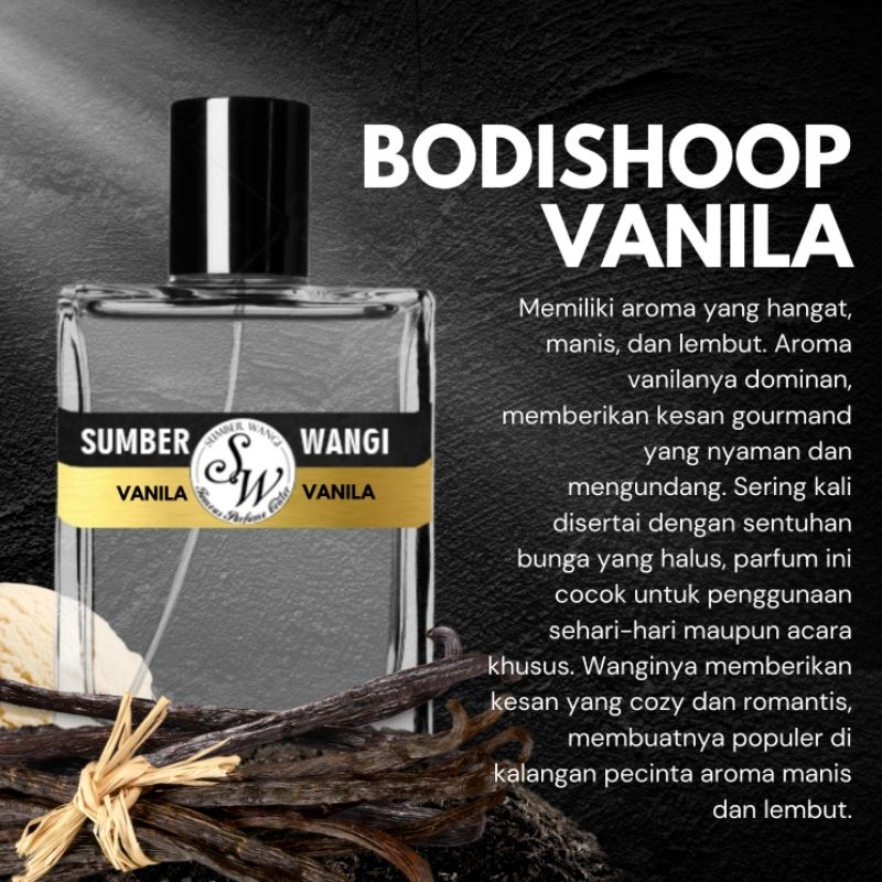Body Shop Vanilla / Parfum Best Seller / Parfum Vanilla / Parfum Cewek