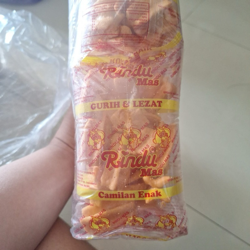 

Rindu Mas snack 15gram x10 pcs