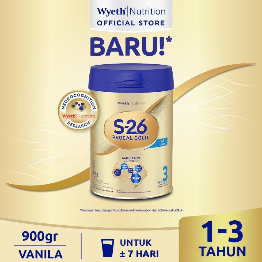 S-26 PROCAL GOLD Tahap 3 900gr