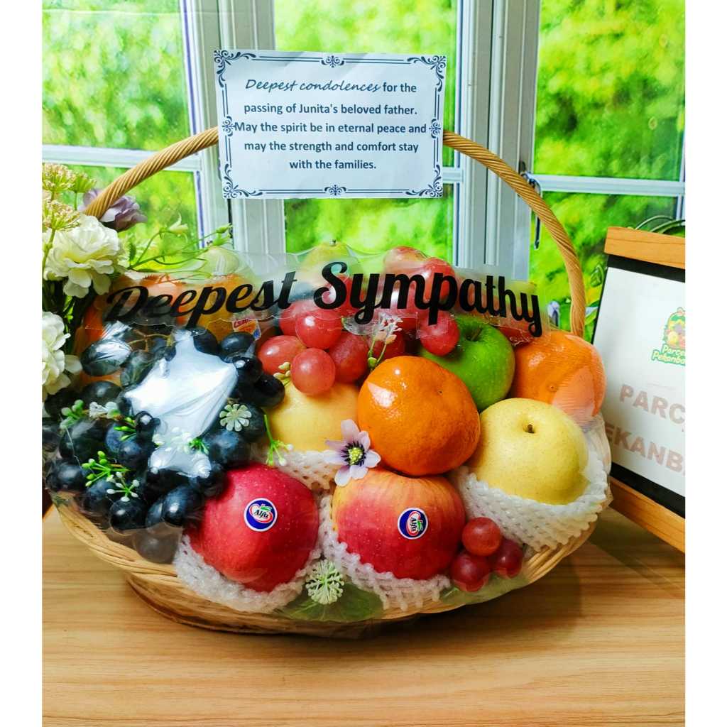 

Deepest sympathy hampers|parcel dukacita|parcel buah-Heaven