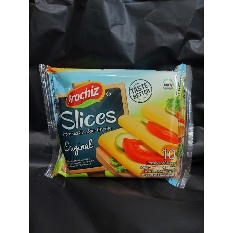 

Keju PROCHIZ Slice Cheddar 10's/Keju Slice 10lembar