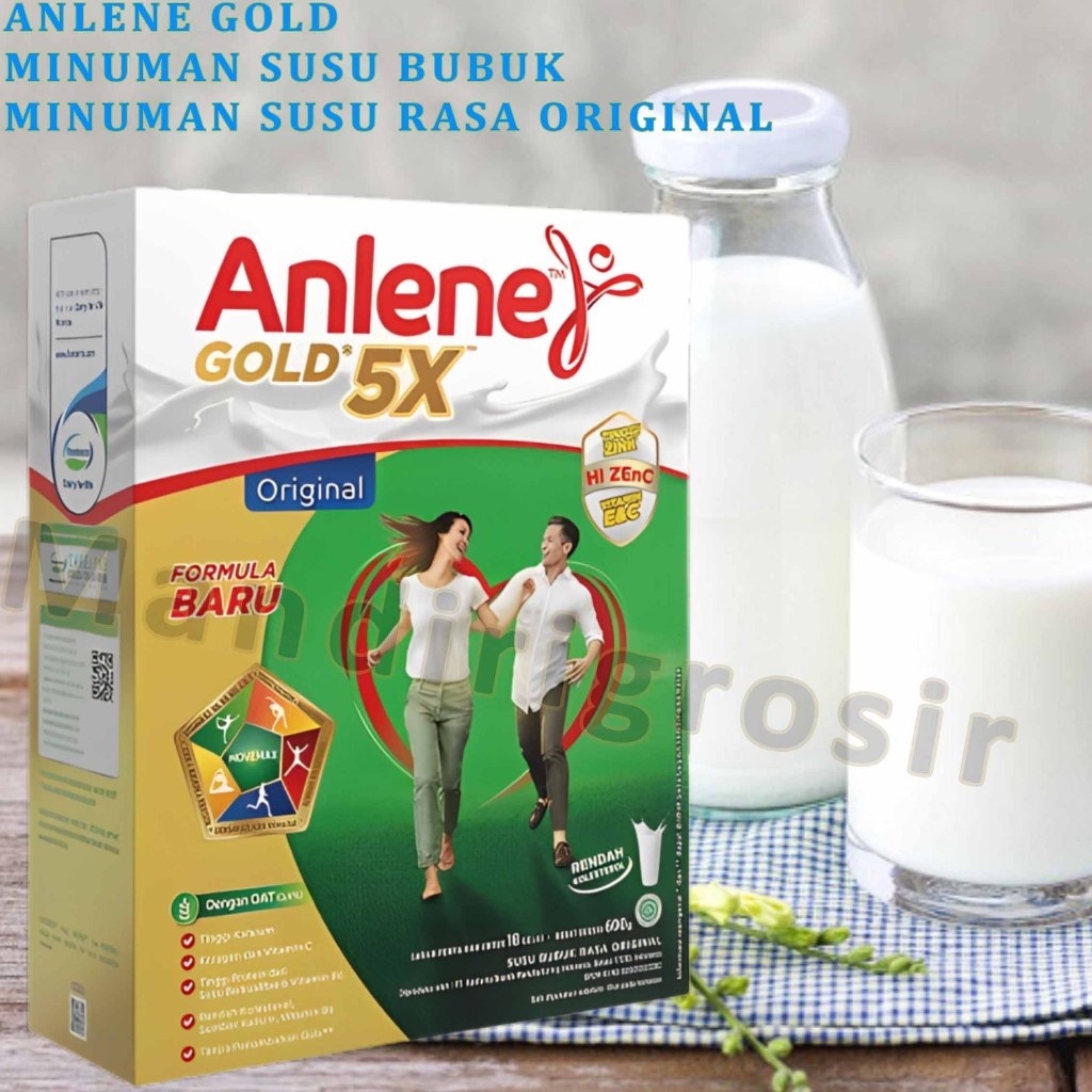 

Minuman Susu Bubuk * Anlene Gold * Minuman Susu Rasa Original * 600gr