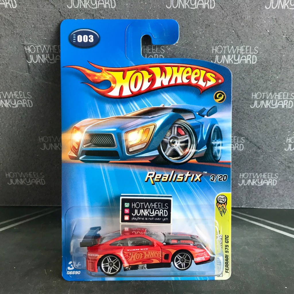 Hot Wheels Ferrari 575 GTC Realistix Red