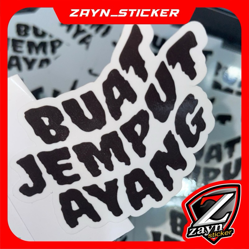 

sticker/stiker buat jemput ayang 045