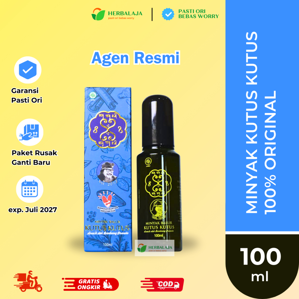 Minyak Kutus Kutus Original 100% Bali Minyak Balur Pijat Kutus2 Official Store Asli Sanga sanga