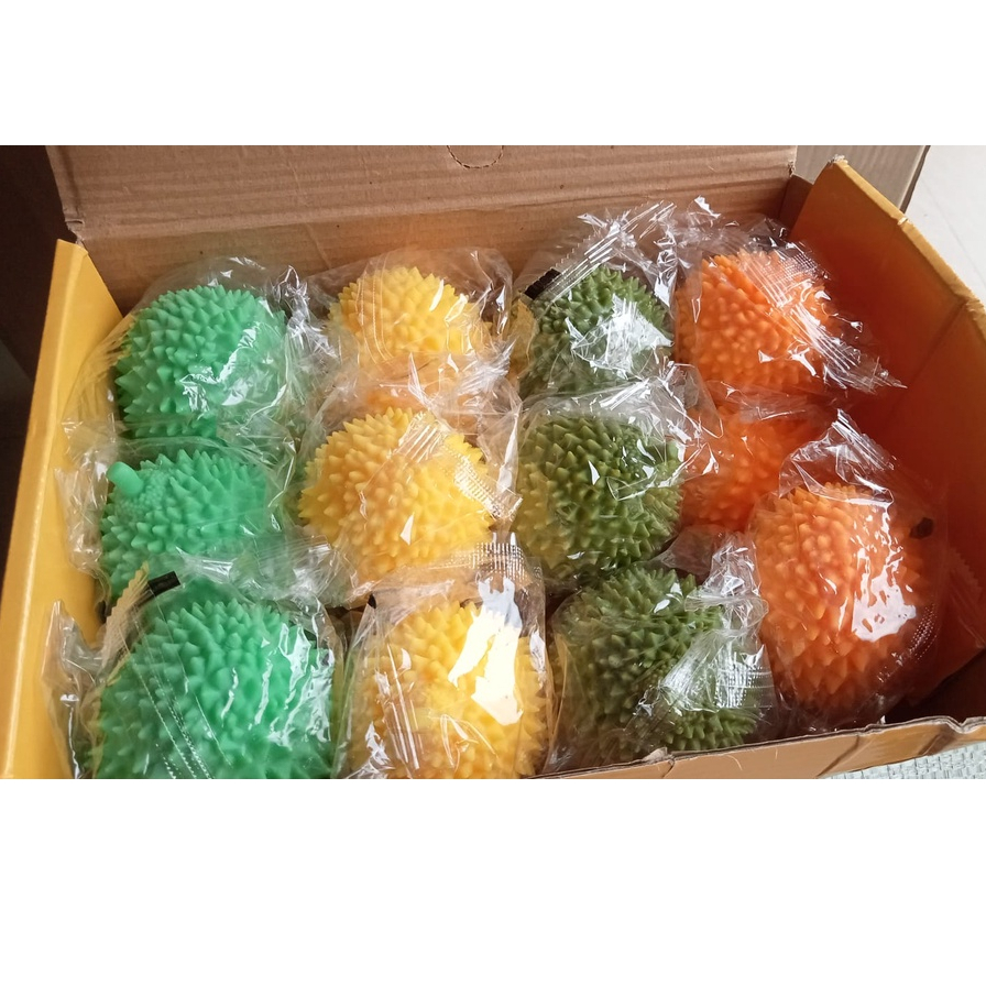 Stress Ball Duren Jumbo Squishy Durian Anti Stress Toy Squishy Mesh Ball