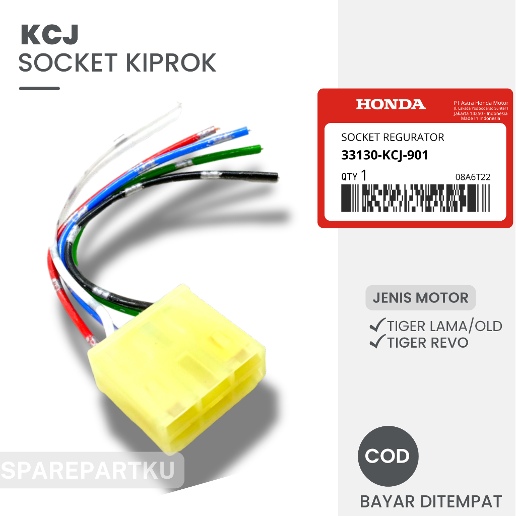 KCJ SOCKET KIPROK TIGER LAMA/ OLD, TIGER REVO/ SOKET REGULATOR/ SOKET KIPROK/ SKOK/ SOK/ PROK/ KPROK