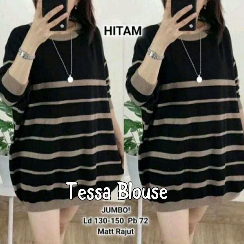 JUMBO LD 130 CM TESSA KAOS WANITA RAJUT