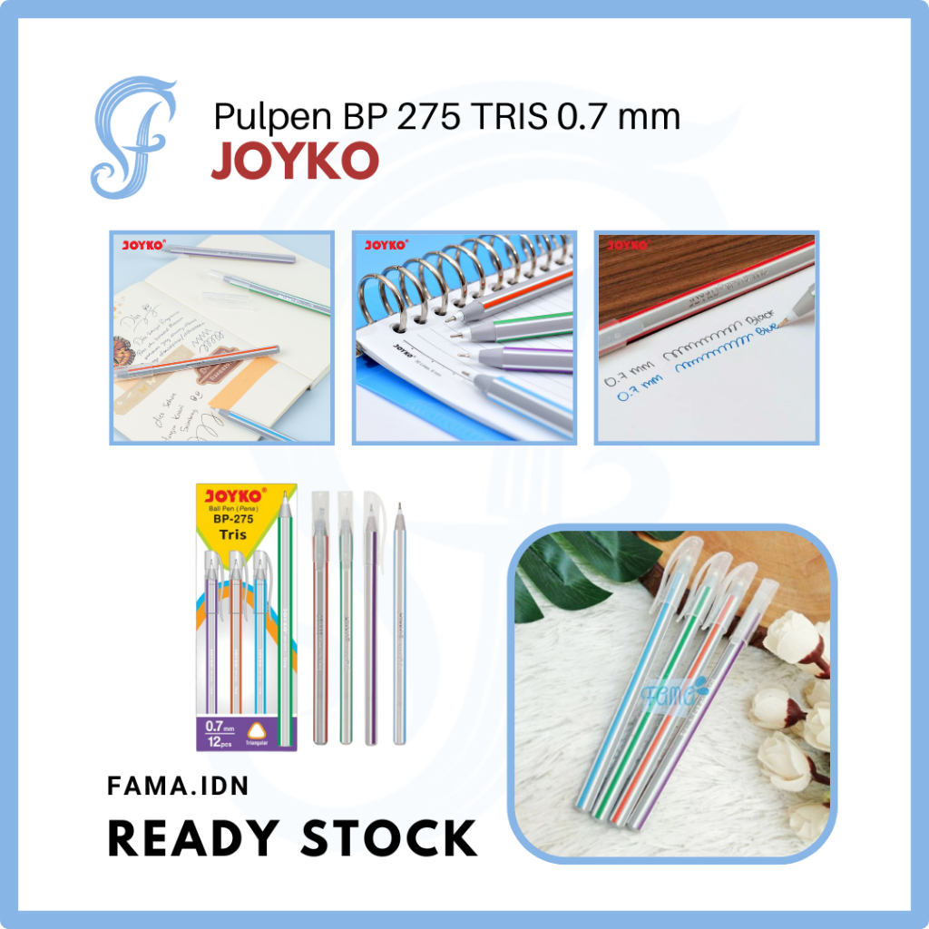 

Pulpen Pen JOYKO BP 275 TRIS 0.7 mm