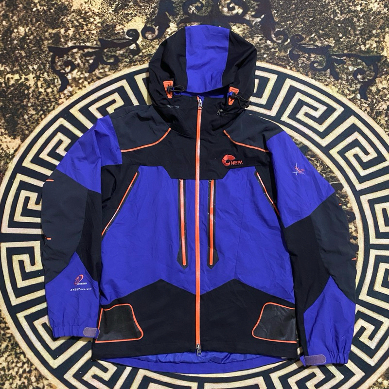 Jaket Outdoor Nepa Xvent Ungu Hitam Second Thrift